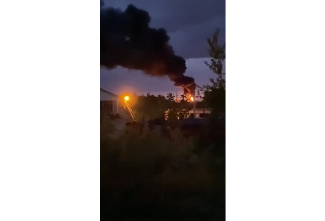 появилось видео последствий атаки БПЛА на Смоленскую область - фото - 1